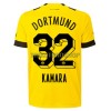 Original Fußballtrikot BVB Borussia Dortmund Kamara 32 Heimtrikot 2022-23 Für Herren